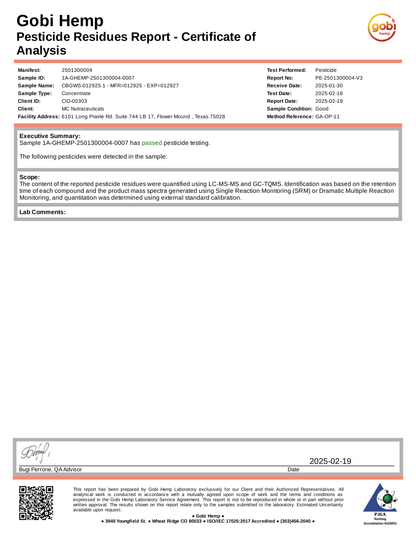 Water Soluble CBG Powder