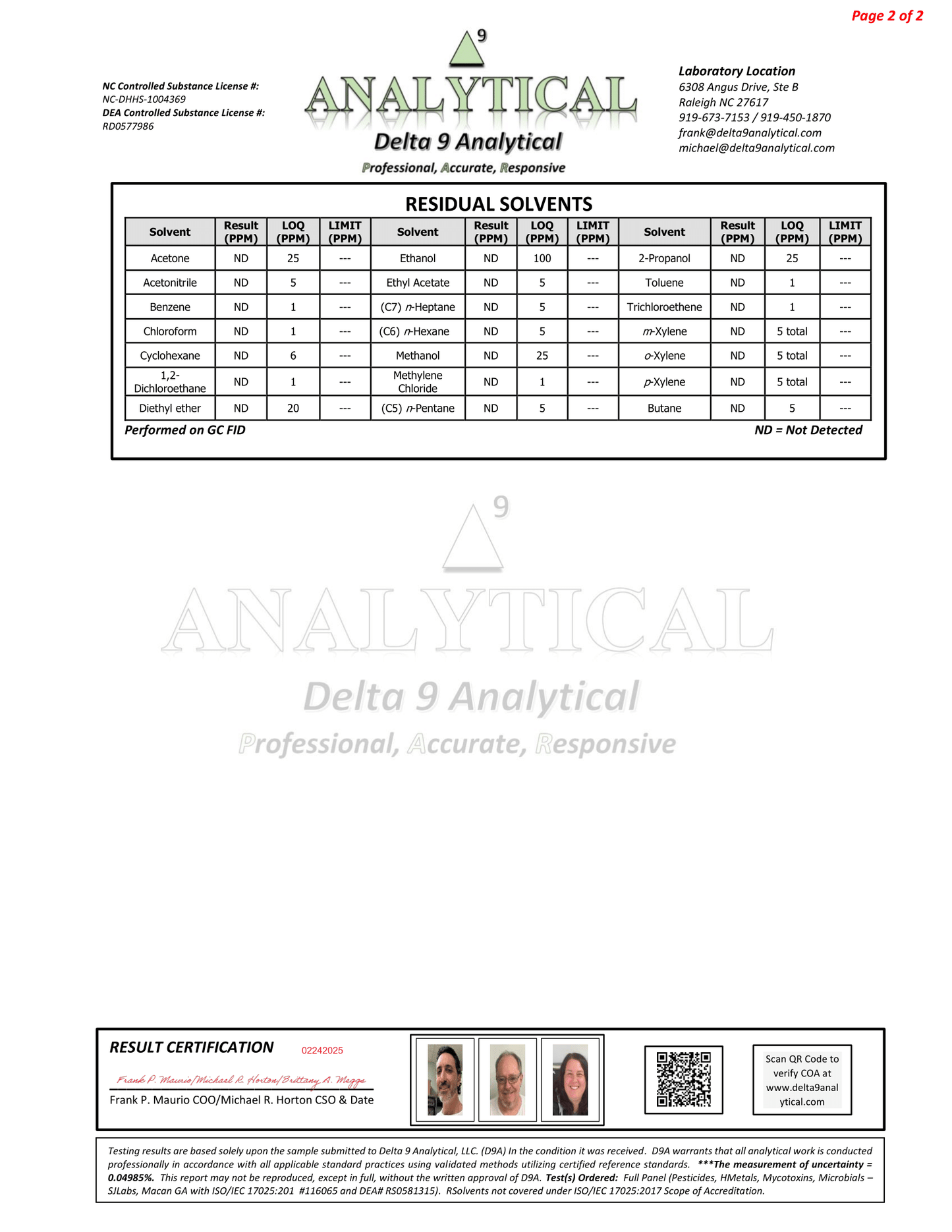 Hemp Derived D9 Distillate